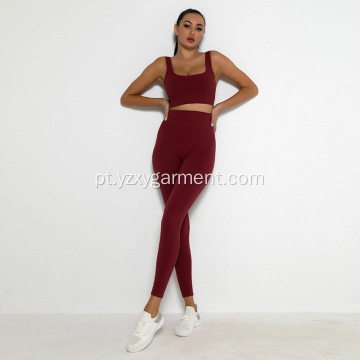 Conjunto de ioga esportiva feminina